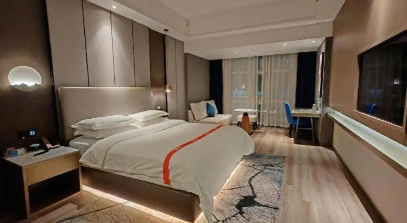 Bed in GreenTree Eastern Hotel Changge Yiwu City