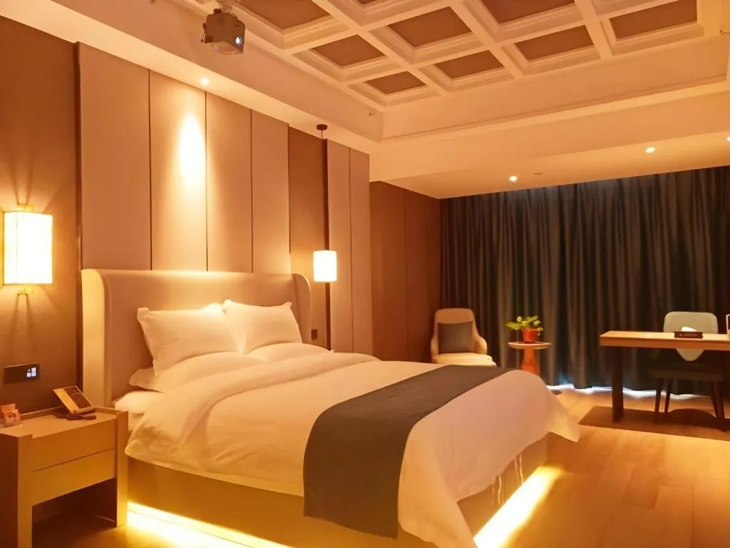 Bed in GreenTree Eastern Hotel Changge Yiwu City