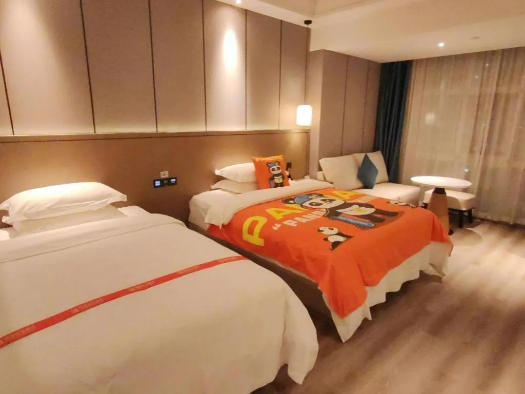 Bed in GreenTree Eastern Hotel Changge Yiwu City