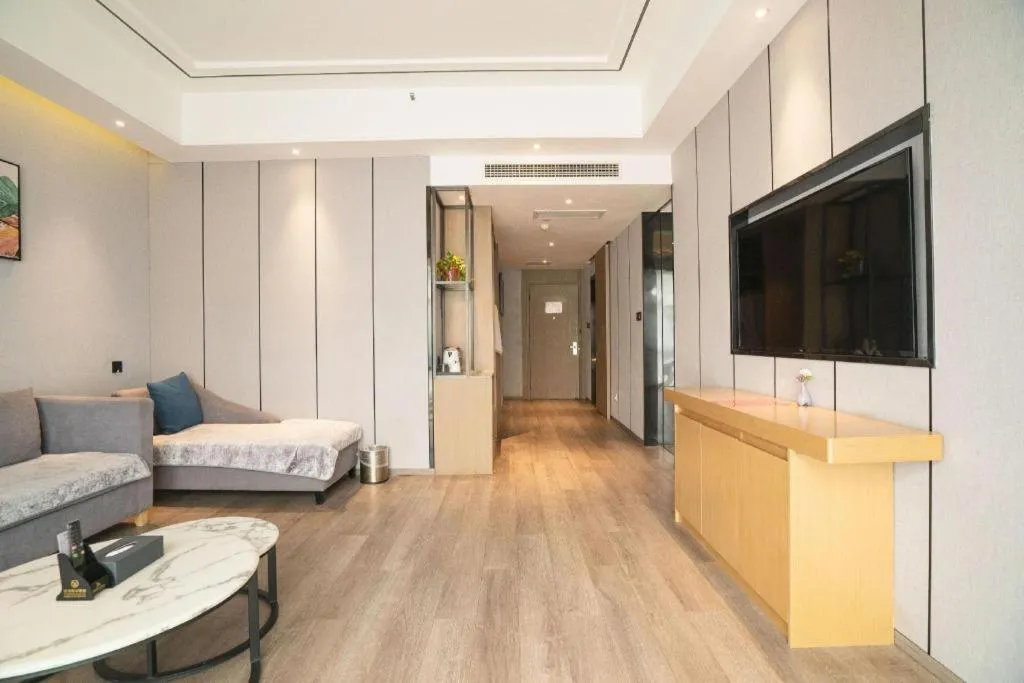 Bed in GreenTree Eastern Hotel Changge Yiwu City