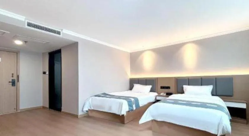 Bed in Shell Hotel Huaibei Jinying Plaza Long Distance Bus Station