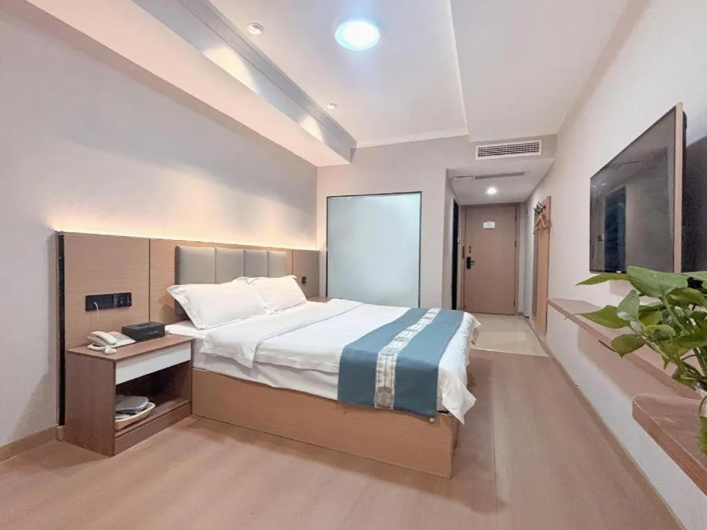 Bed in Shell Hotel Huaibei Jinying Plaza Long Distance Bus Station