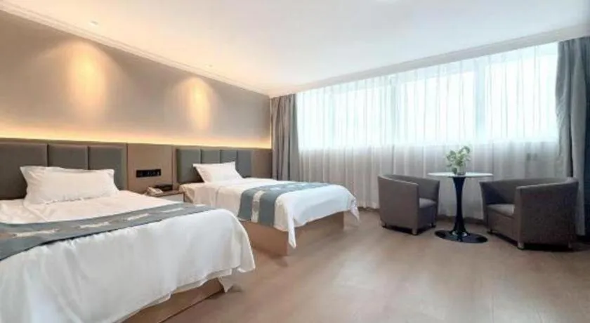 Bed in Shell Hotel Huaibei Jinying Plaza Long Distance Bus Station