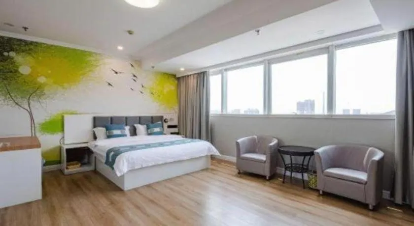 Bed in Shell Hotel Huaibei Jinying Plaza Long Distance Bus Station