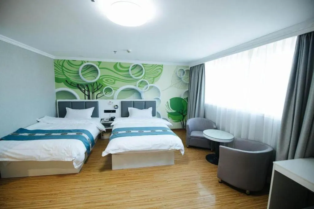 Bed in Shell Hotel Huaibei Jinying Plaza Long Distance Bus Station