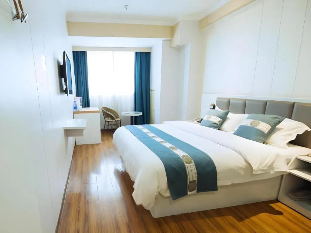 Bed in Shell Hotel Huaibei Jinying Plaza Long Distance Bus Station