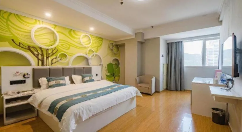 Bed in Shell Hotel Huaibei Jinying Plaza Long Distance Bus Station