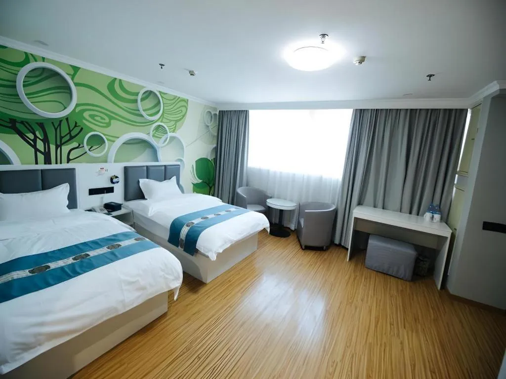 Bed in Shell Hotel Huaibei Jinying Plaza Long Distance Bus Station