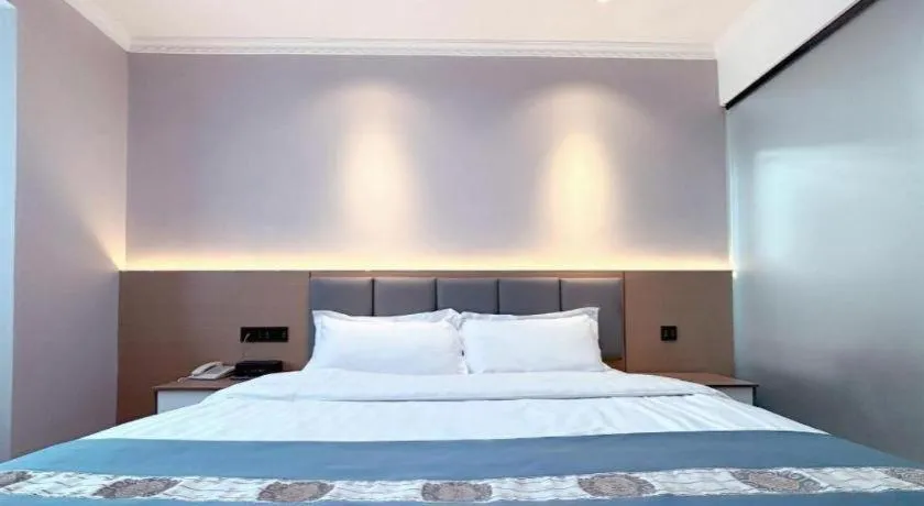 Bed in Shell Hotel Huaibei Jinying Plaza Long Distance Bus Station