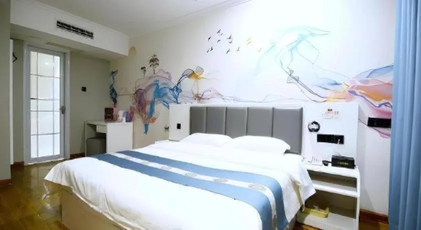 Bed in Shell Hotel Huaibei Jinying Plaza Long Distance Bus Station