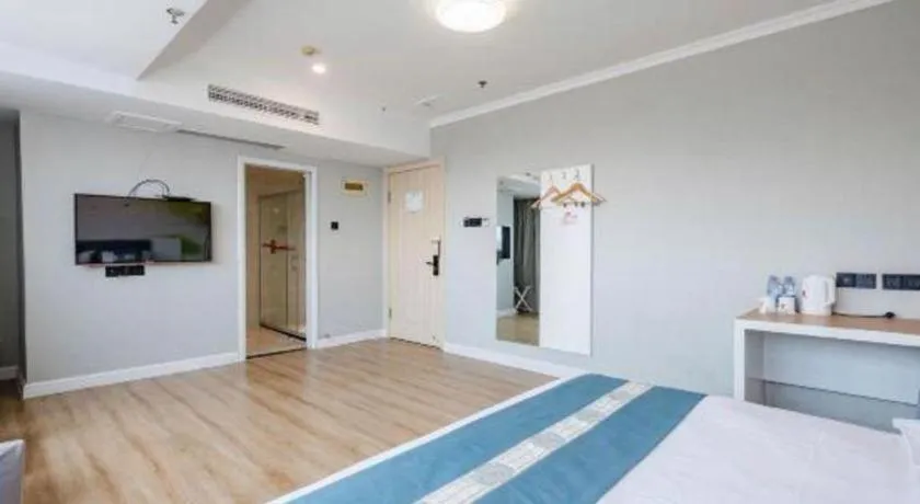 Bed in Shell Hotel Huaibei Jinying Plaza Long Distance Bus Station