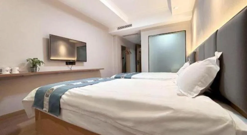 Bed in Shell Hotel Huaibei Jinying Plaza Long Distance Bus Station