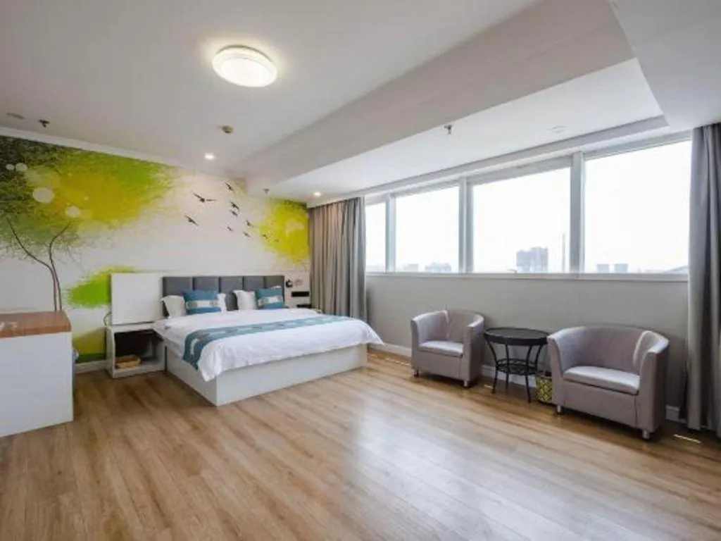 Bed in Shell Hotel Huaibei Jinying Plaza Long Distance Bus Station