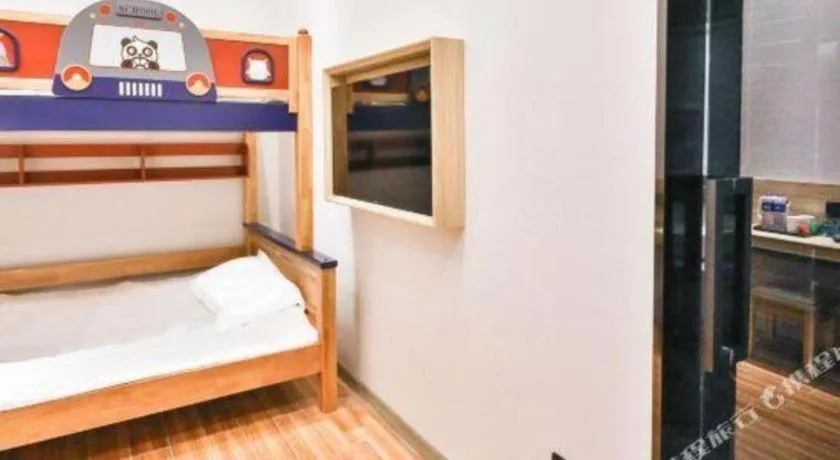 Bed in GreenTree Inn Express Beijing Dongcheng District Beixinqiao Metro Station Gui Street