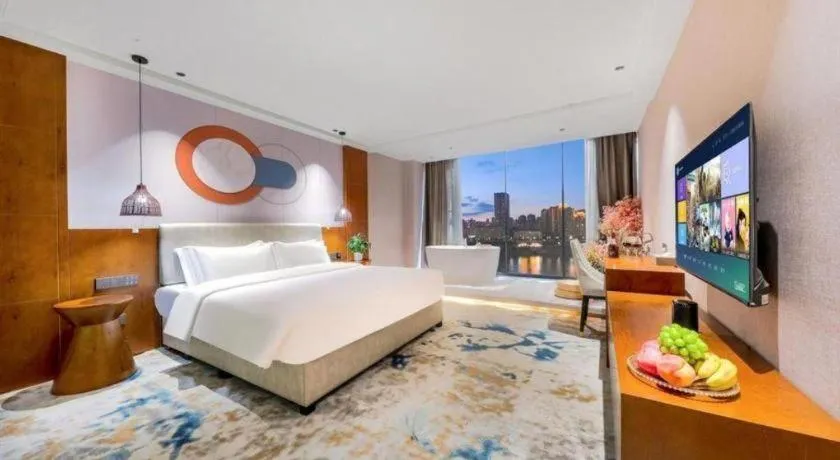 Bed in Xiangsu Boang Hotel