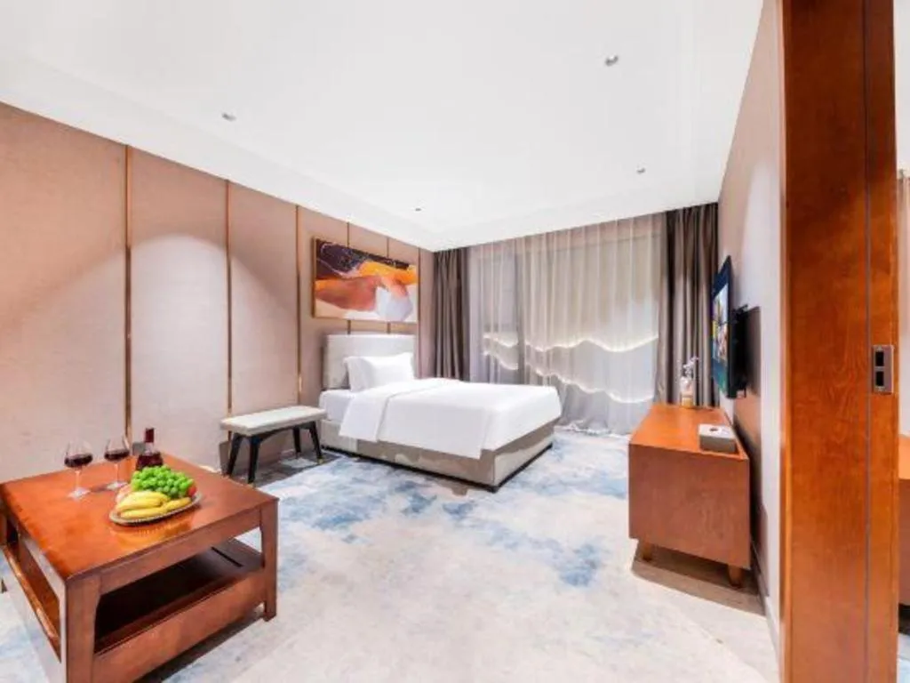 Bed in Xiangsu Boang Hotel