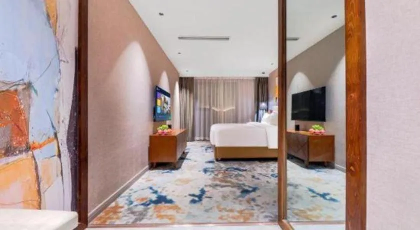 Bed in Xiangsu Boang Hotel