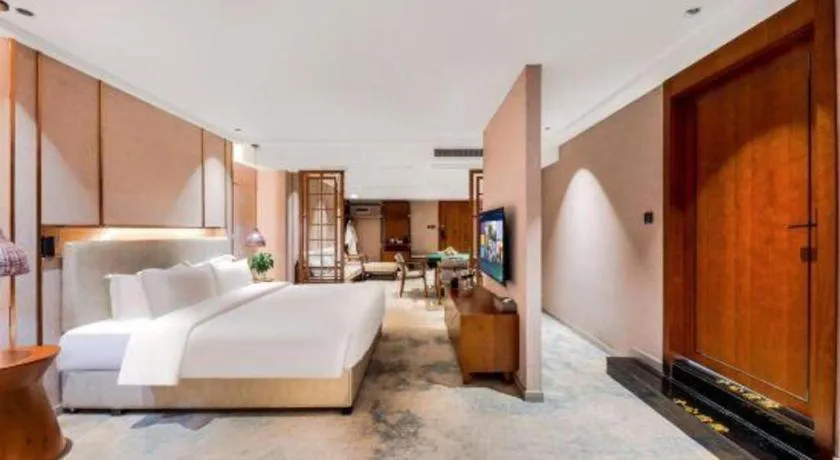 Bed in Xiangsu Boang Hotel