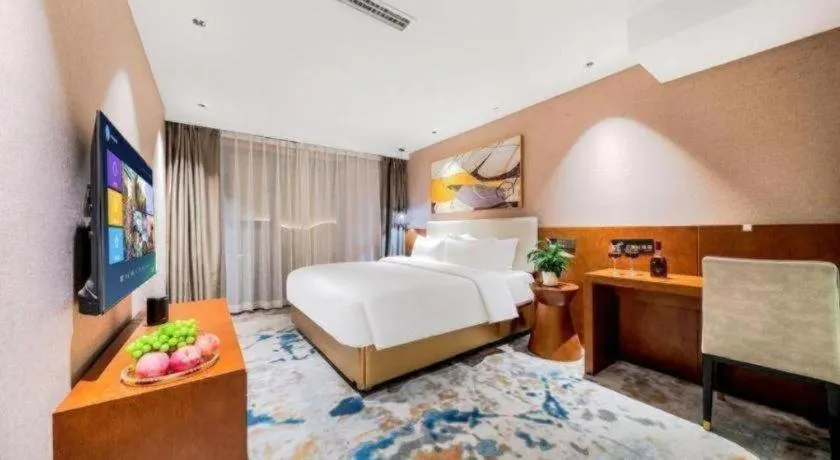 Bed in Xiangsu Boang Hotel