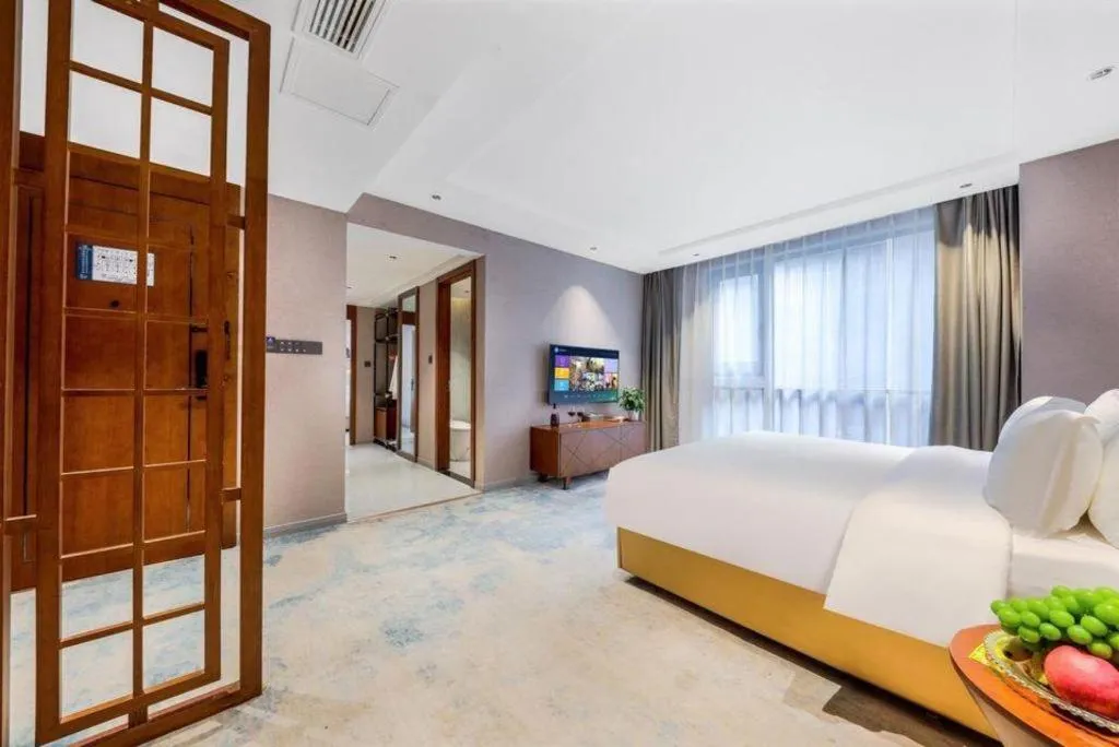 Bed in Xiangsu Boang Hotel