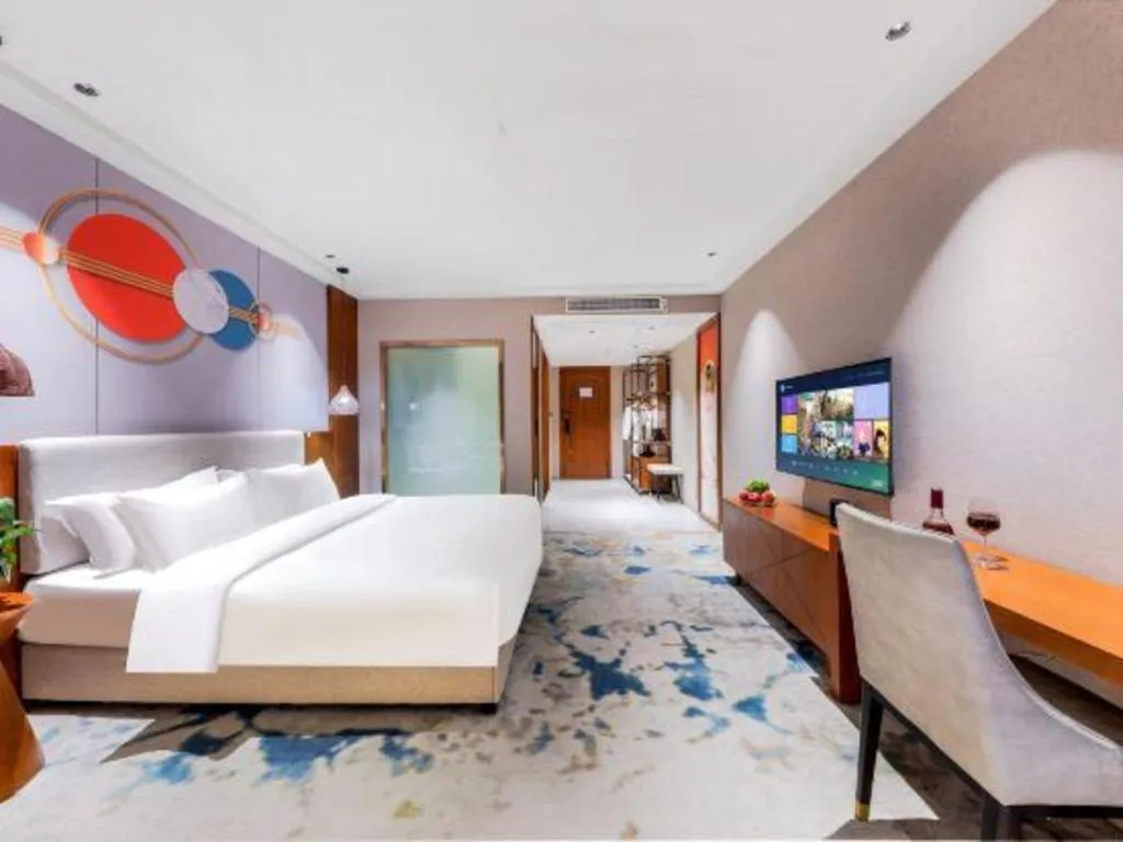 Bed in Xiangsu Boang Hotel