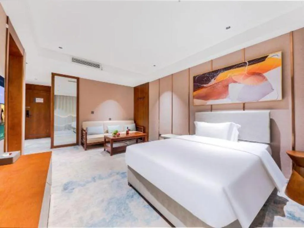 Bed in Xiangsu Boang Hotel