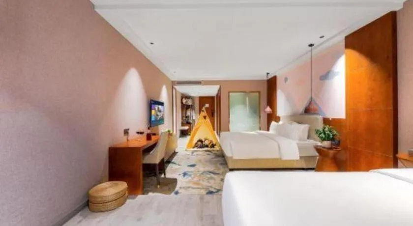 Bed in Xiangsu Boang Hotel