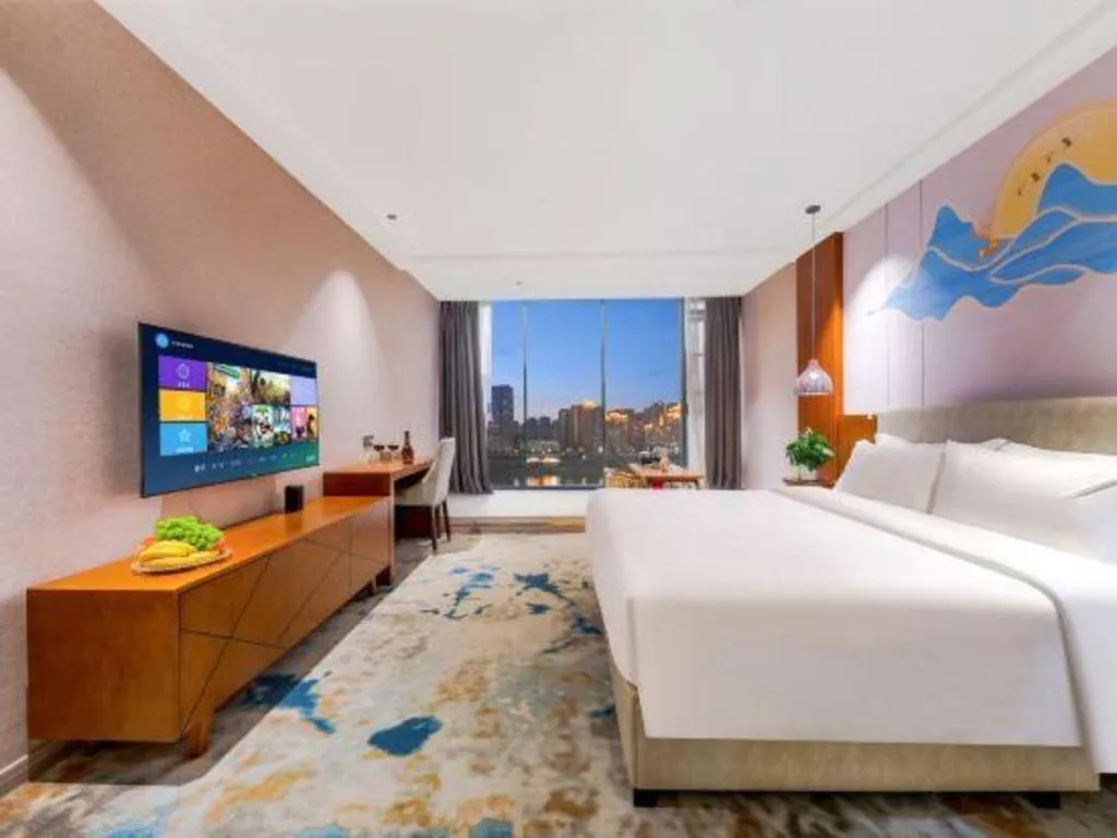 Bed in Xiangsu Boang Hotel