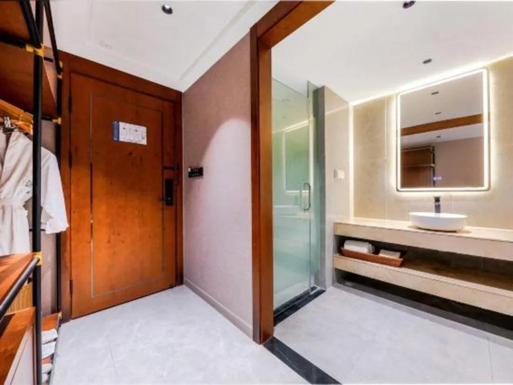 Bed in Xiangsu Boang Hotel