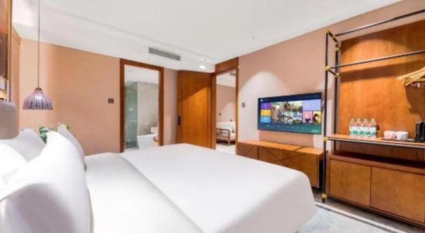 Bed in Xiangsu Boang Hotel