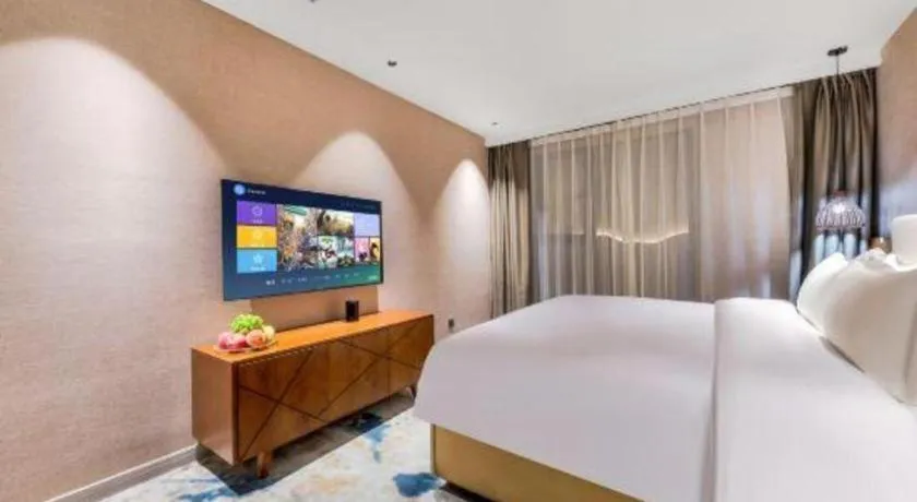 Bed in Xiangsu Boang Hotel