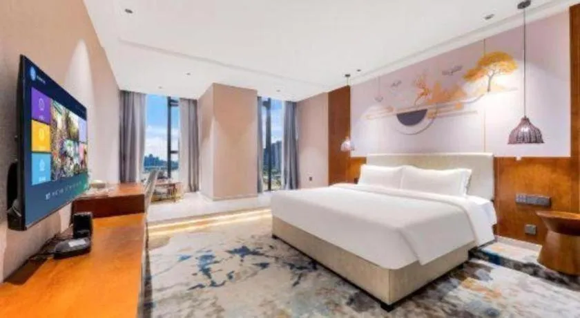 Bed in Xiangsu Boang Hotel