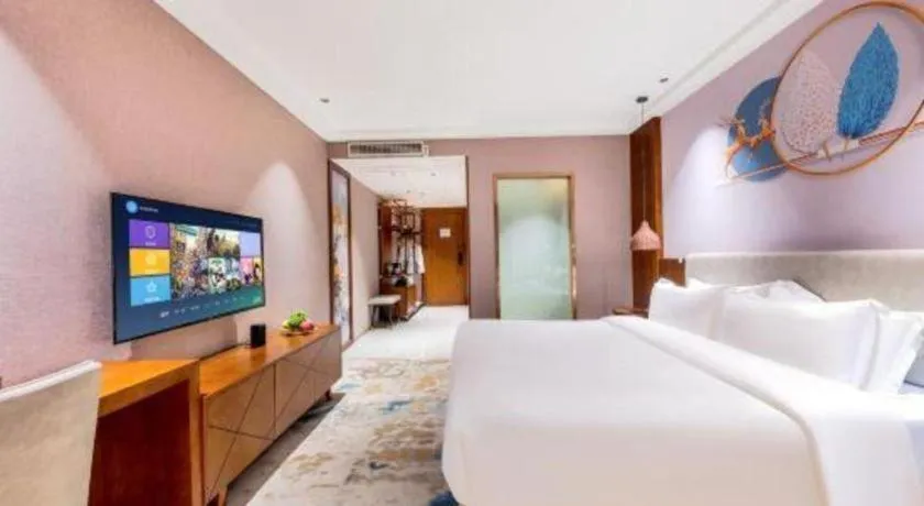 Bed in Xiangsu Boang Hotel