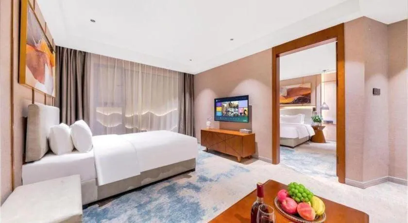 Bed in Xiangsu Boang Hotel