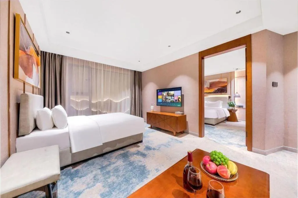 Bed in Xiangsu Boang Hotel