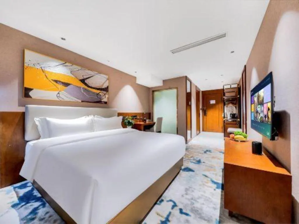 Bed in Xiangsu Boang Hotel