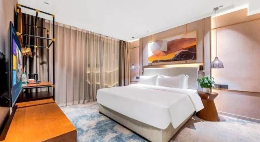 Bed in Xiangsu Boang Hotel