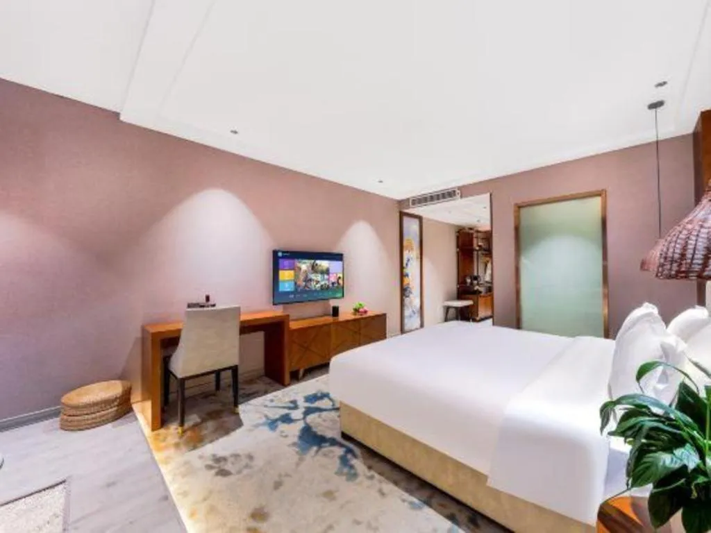 Bed in Xiangsu Boang Hotel