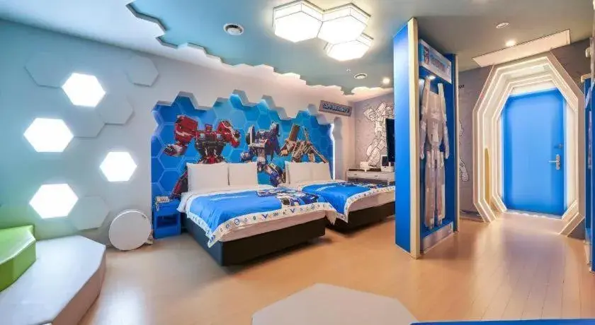 Bed in The Bloomvista Bed in The Bloomvista