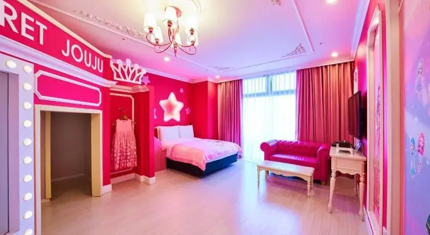 Bed in The Bloomvista Bed in The Bloomvista