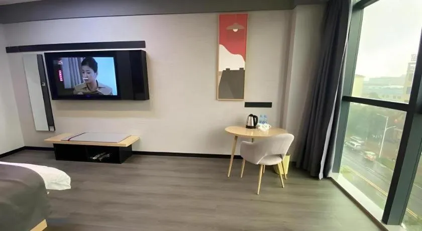 Bed in Thank Inn Jiangxi Nanchang Anyi County Fenghuangshan Industrial Park