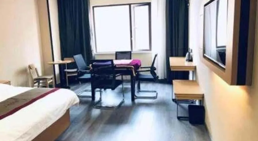 Bed in Thank Inn Jiangxi Nanchang Anyi County Fenghuangshan Industrial Park