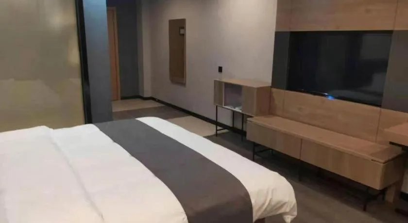 Bed in Thank Inn Jiangxi Nanchang Anyi County Fenghuangshan Industrial Park