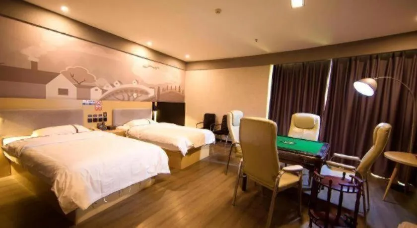 Bed in Thank Inn Jiangxi Nanchang Anyi County Fenghuangshan Industrial Park
