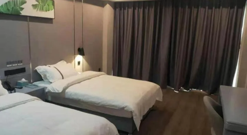 Bed in Thank Inn Jiangxi Nanchang Anyi County Fenghuangshan Industrial Park