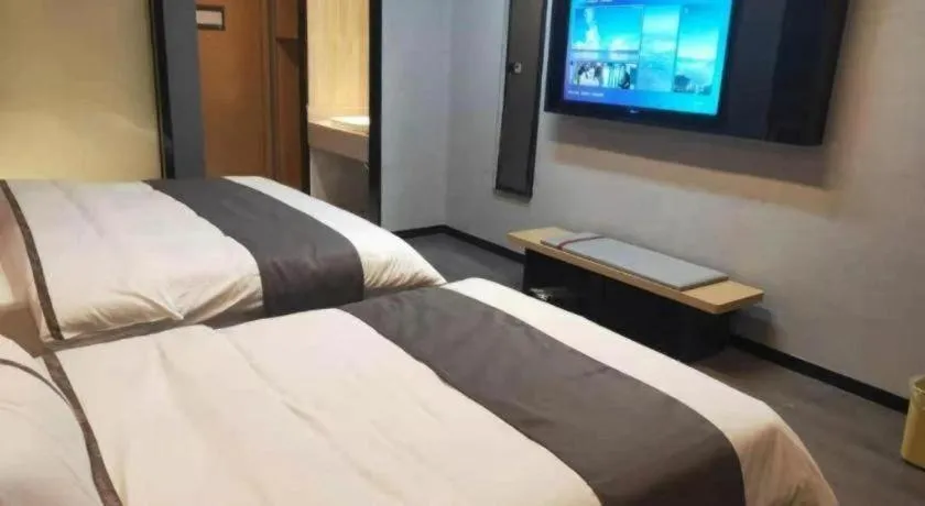 Bed in Thank Inn Jiangxi Nanchang Anyi County Fenghuangshan Industrial Park