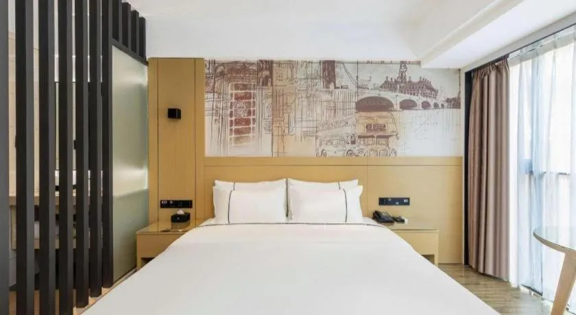 Bed in City Comfort Inn Yunfu Xinxing Juncheng Plaza