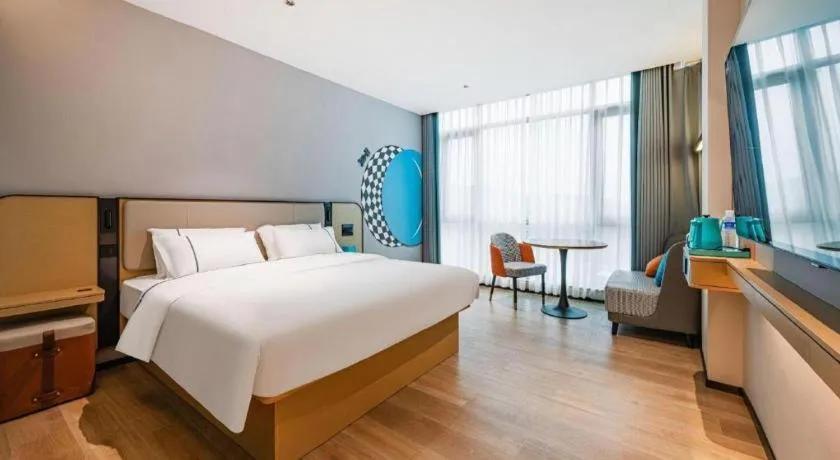 Bed in City Comfort Inn Yunfu Xinxing Juncheng Plaza