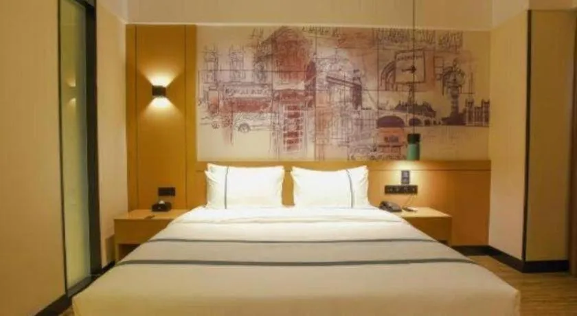 Bed in City Comfort Inn Luocheng Bus Terminal