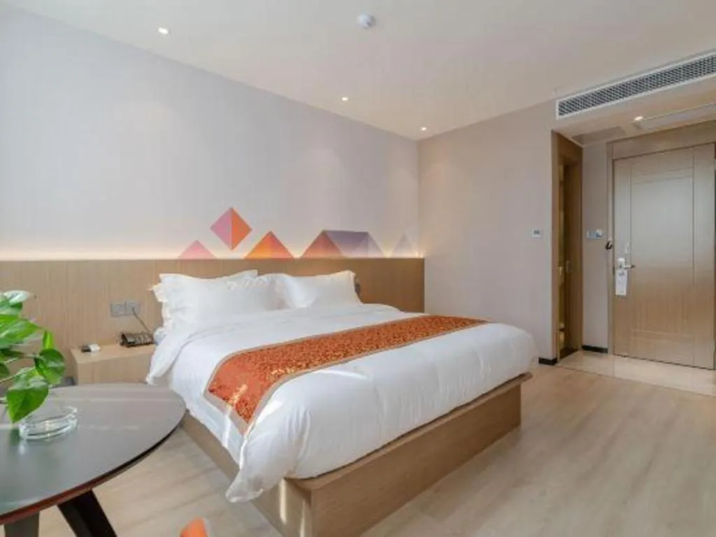 Bed in Borrman Hotel Hefei Yaohai Wanda Linquan East Road